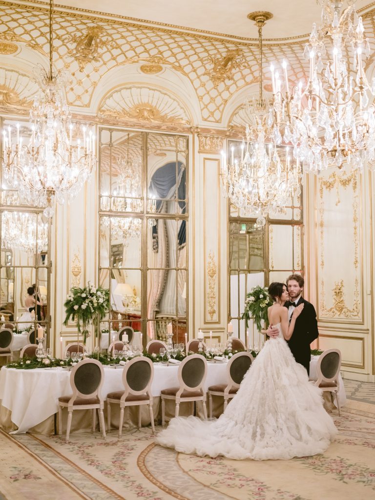 christmas wedding Paris le Meurice destination wedding Paris wedding planner