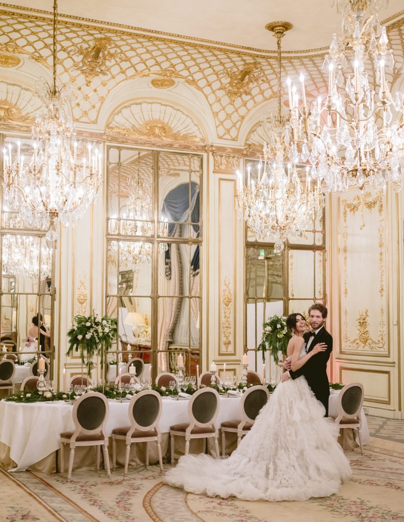 christmas wedding Paris le Meurice destination wedding Paris wedding planner