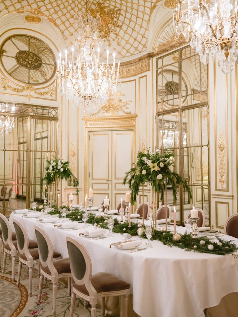 christmas wedding Paris le Meurice destination wedding Paris wedding planner