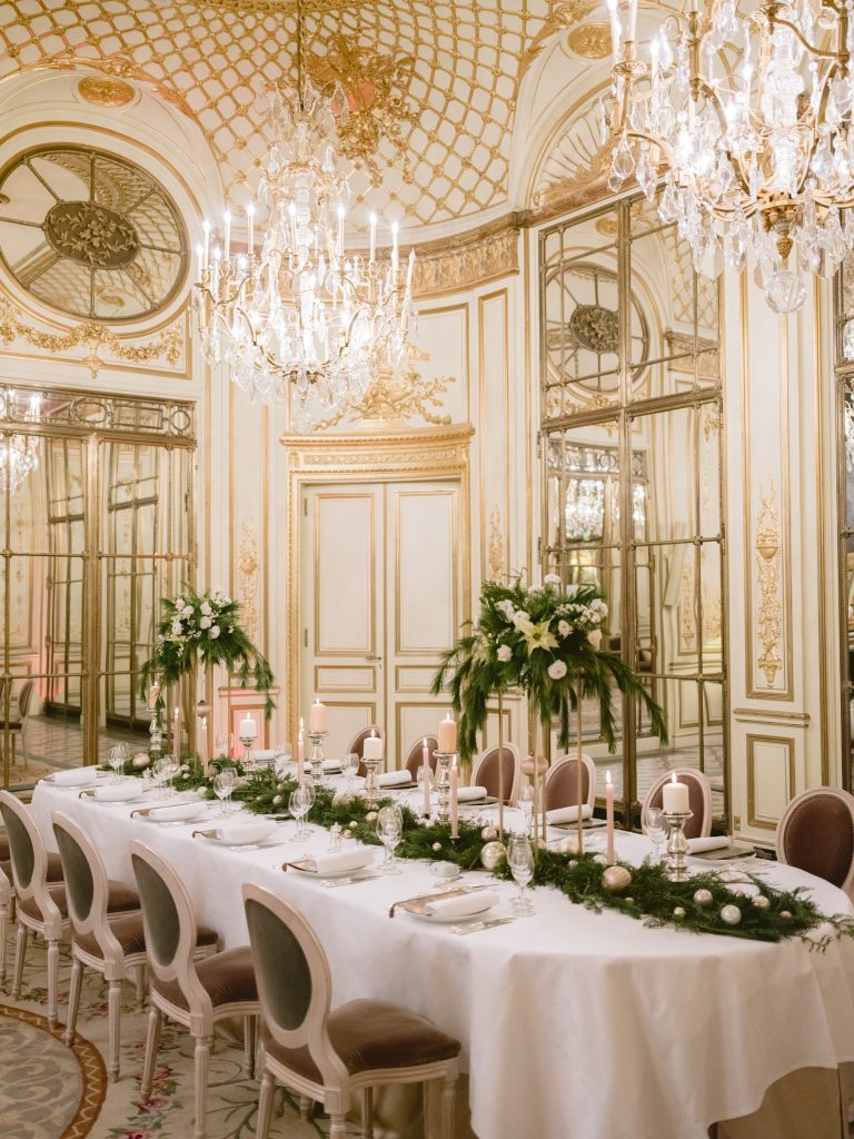 christmas wedding Paris le Meurice destination wedding Paris wedding planner